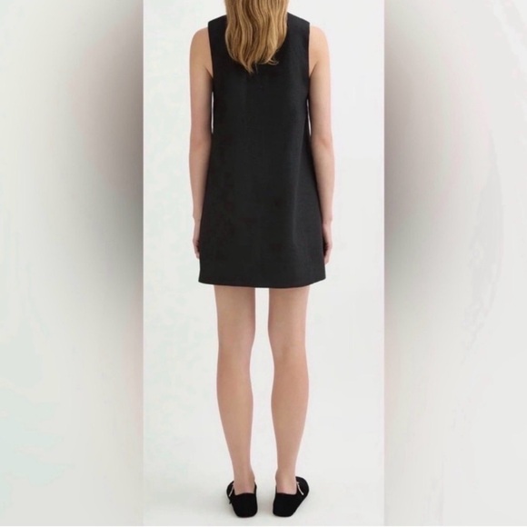 NWT POSSE Nancy Linen Mini Dress in Black size S - Picture 3 of 11